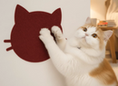 Arranhador Adesivo Carinha de Gato em Carpete Premium - Protetor e Decoração