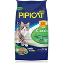 Areia Higiênica Pipicat Classic Grãos Mais Finos 12 kg